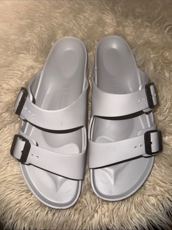 Birkenstock Other - New Men’s Birkenstock White Double-Strap EVA Slide Sandals no box